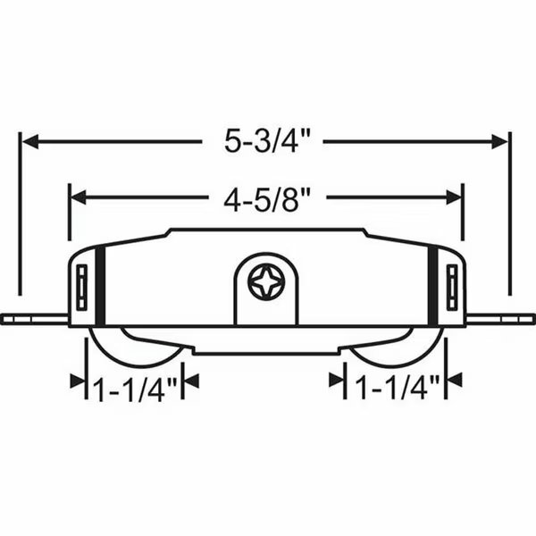 Patio Door Roller Tandem, Strybuc, Mfr#: 9-239T